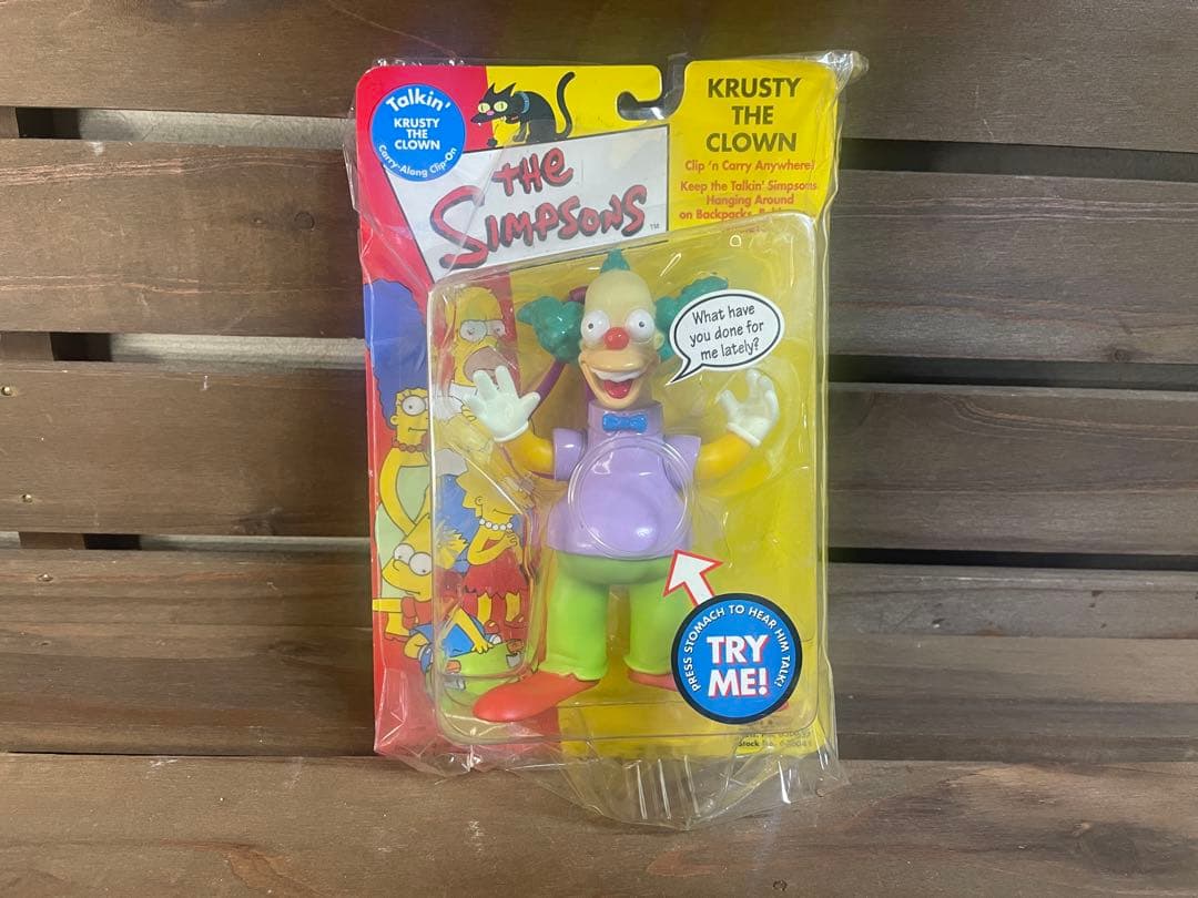 レア　Krusty the Clown トーキングフィギュア88→84