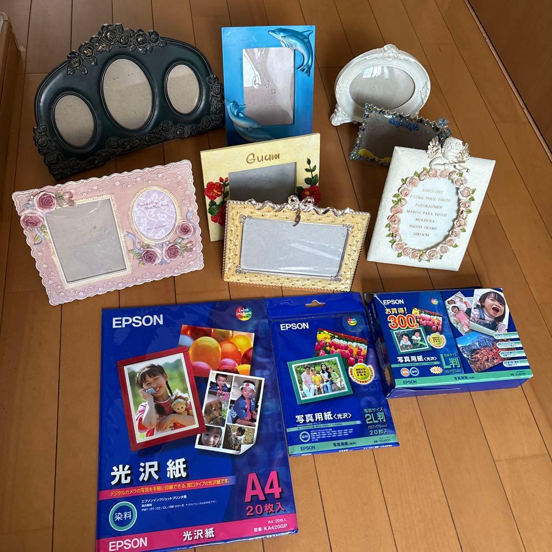 まとめ売り　写真立て　フォトフレーム　額縁　写真用紙