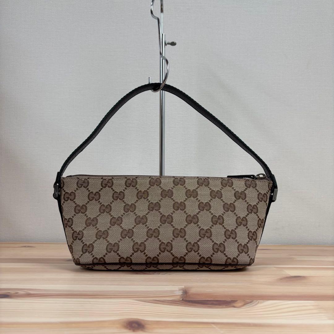 美品　GUCCI グッチ　シェリーライン　GG柄　アクセサリーポーチ　バッグ