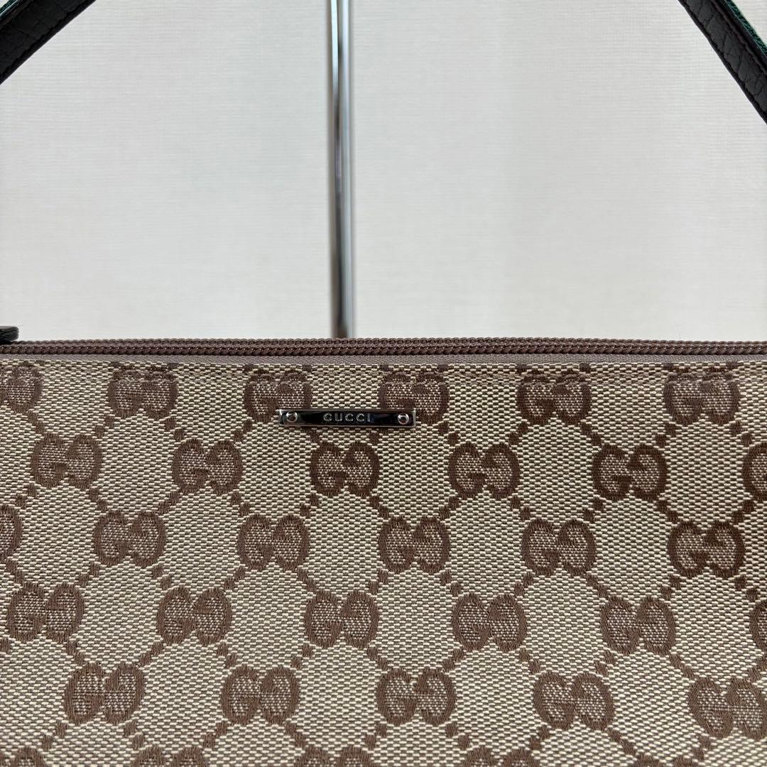 美品　GUCCI グッチ　シェリーライン　GG柄　アクセサリーポーチ　バッグ