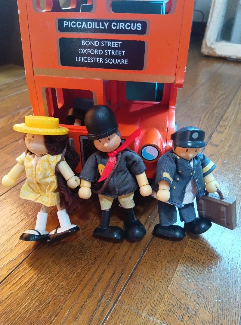 木製　ロンドンバス