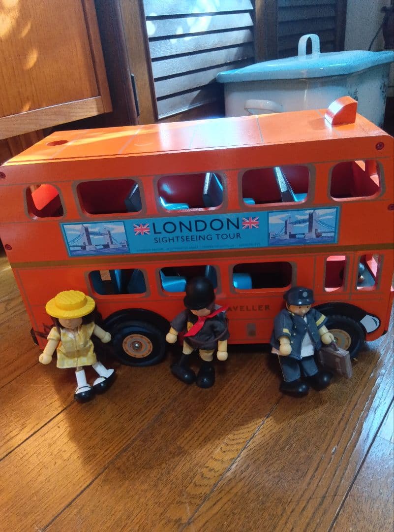 木製　ロンドンバス