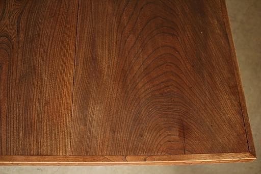 古い木製無垢材のテーブル　座卓