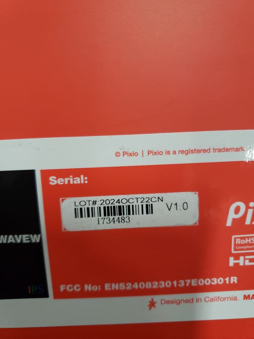Pixio ポータブルモニター　15.6インチ