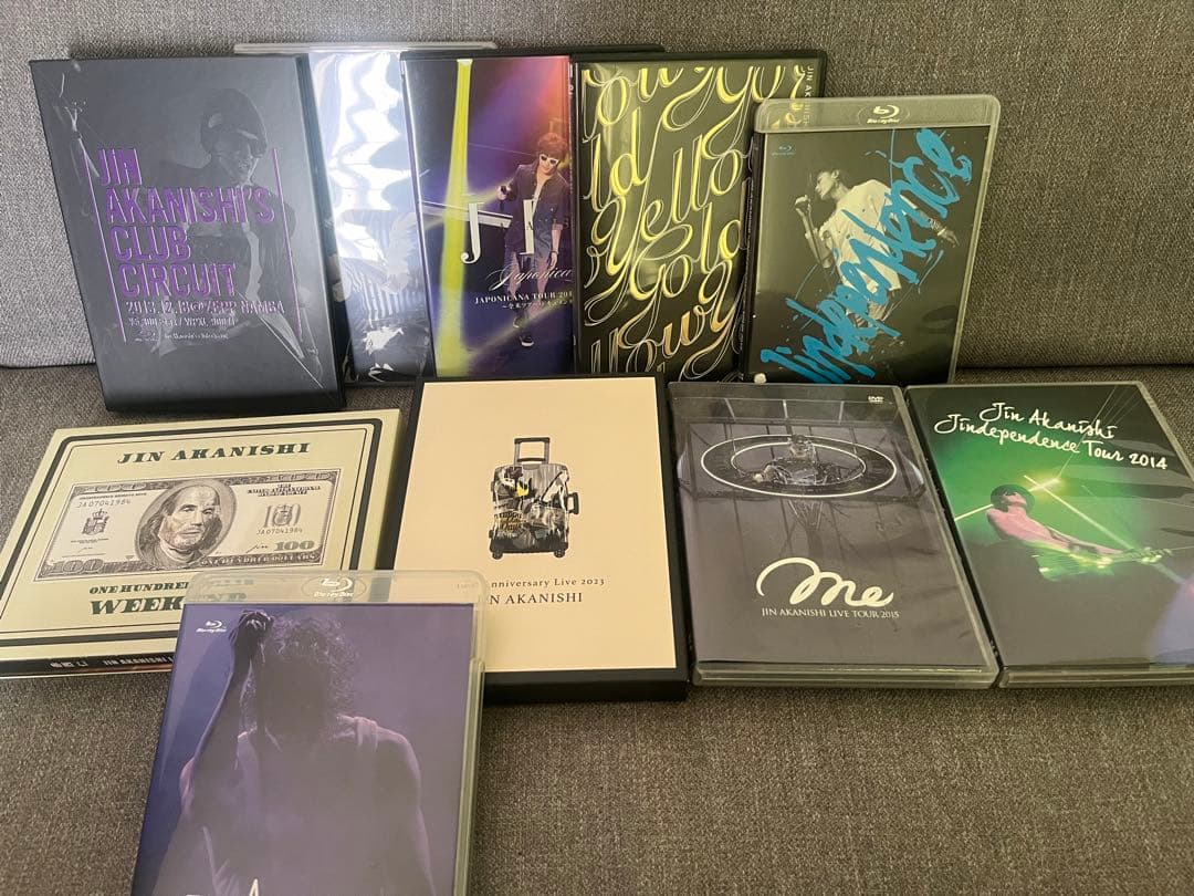 赤西仁　ライブDVD、Blu-ray 10枚セット