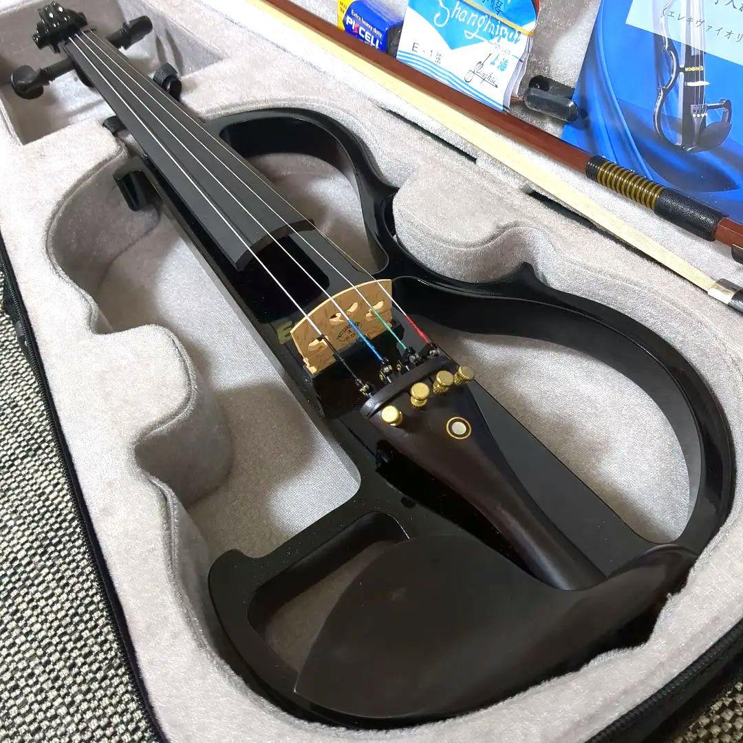 ENNBOM サイレント バイオリン HVPV-30 4/4 弓・ケース付き