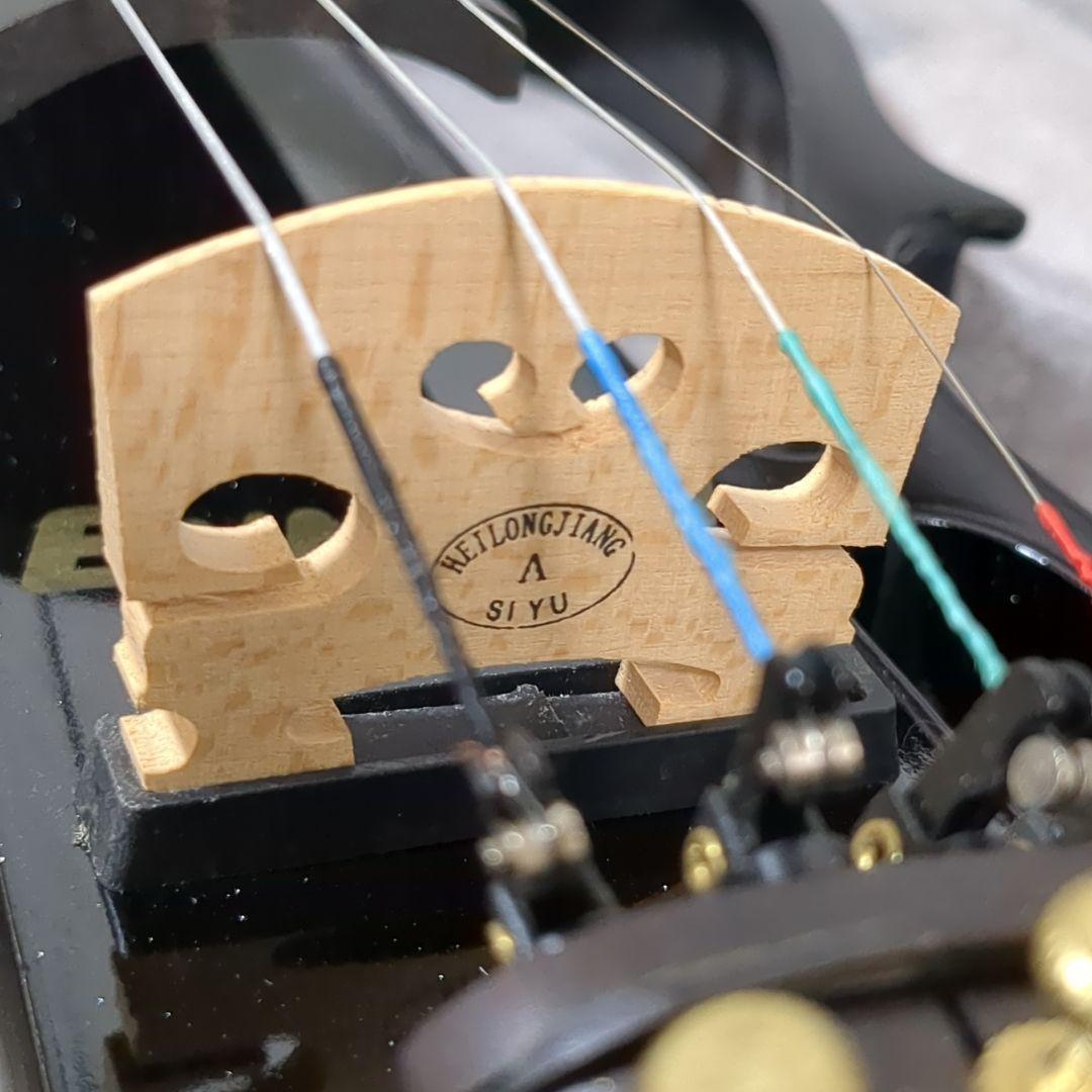 ENNBOM サイレント バイオリン HVPV-30 4/4 弓・ケース付き