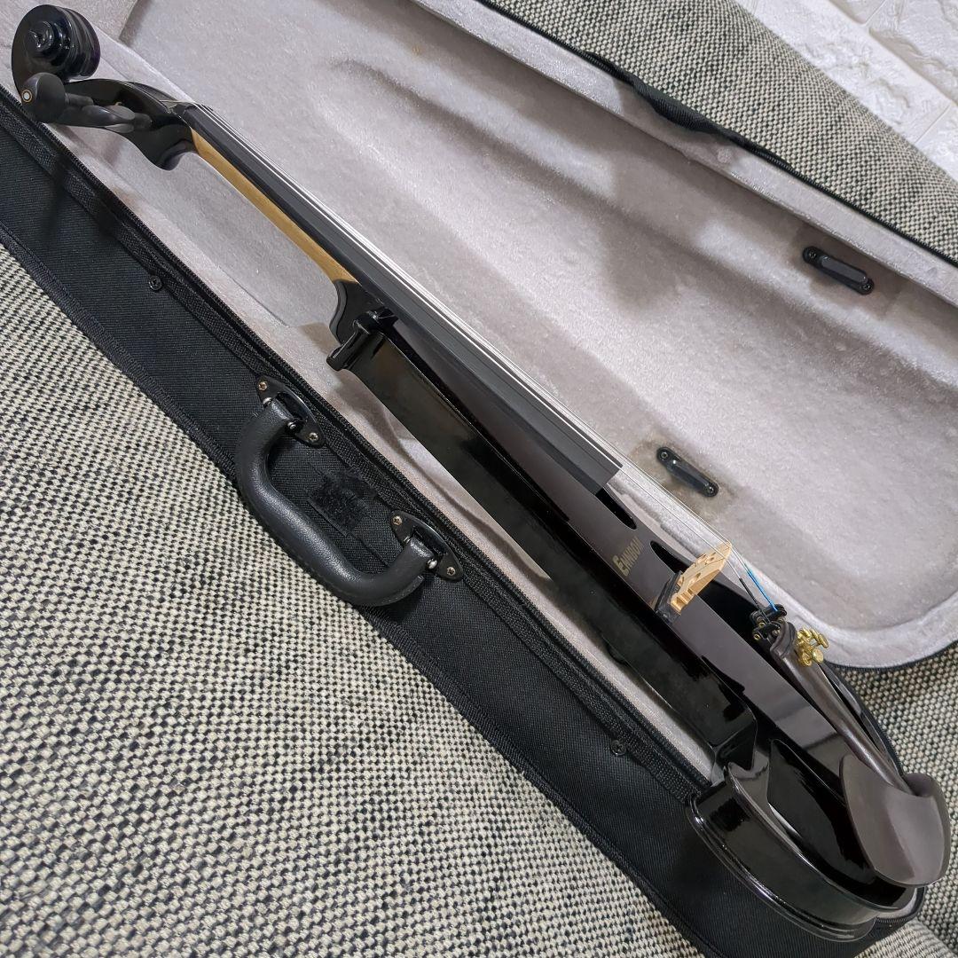 ENNBOM サイレント バイオリン HVPV-30 4/4 弓・ケース付き