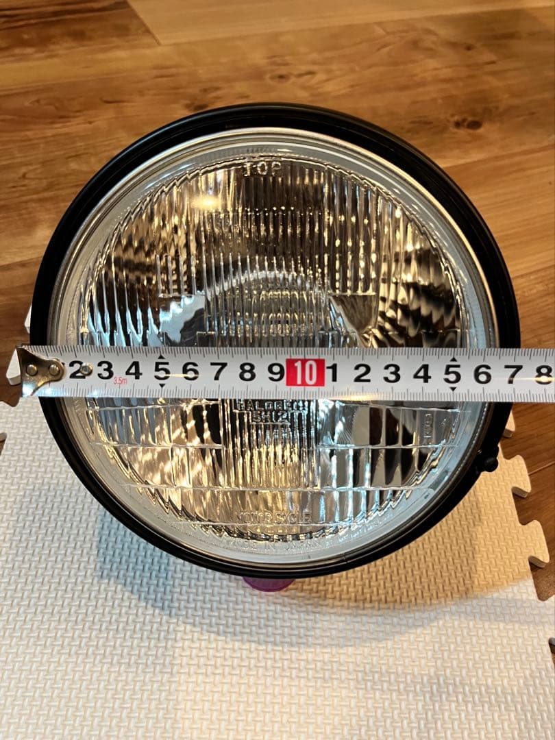 bmx　デイトナ バイク用 ヘッドライト H4バルブ レンズ径φ153