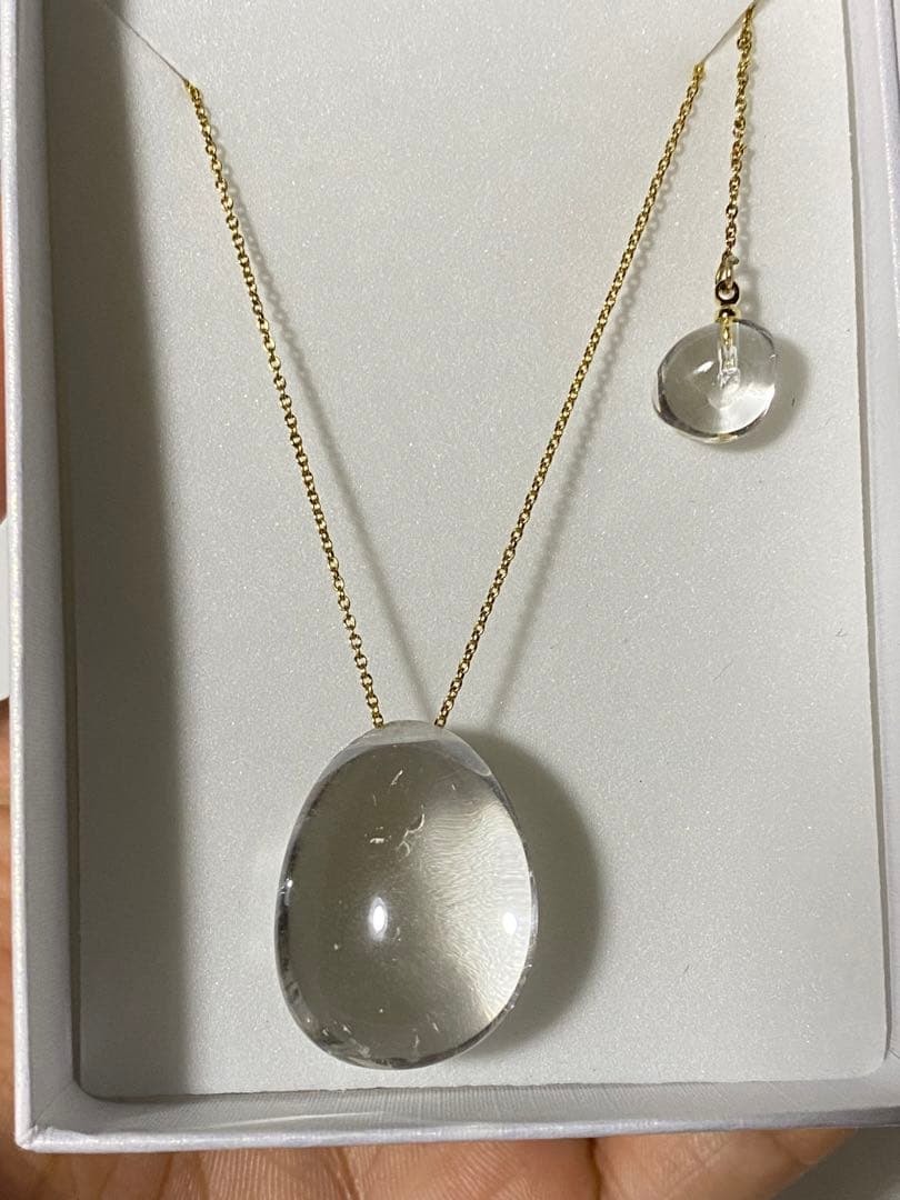 アイスクリスタル 水晶 アジャスター式ネックレスThetis 天然石