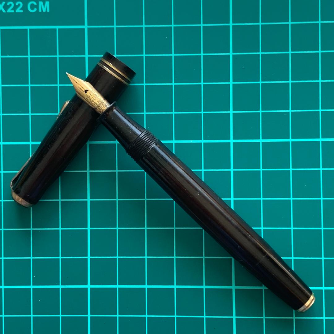 オーデン万年筆　R14K　1970年代　14KT　WODEN　FINE　PEN