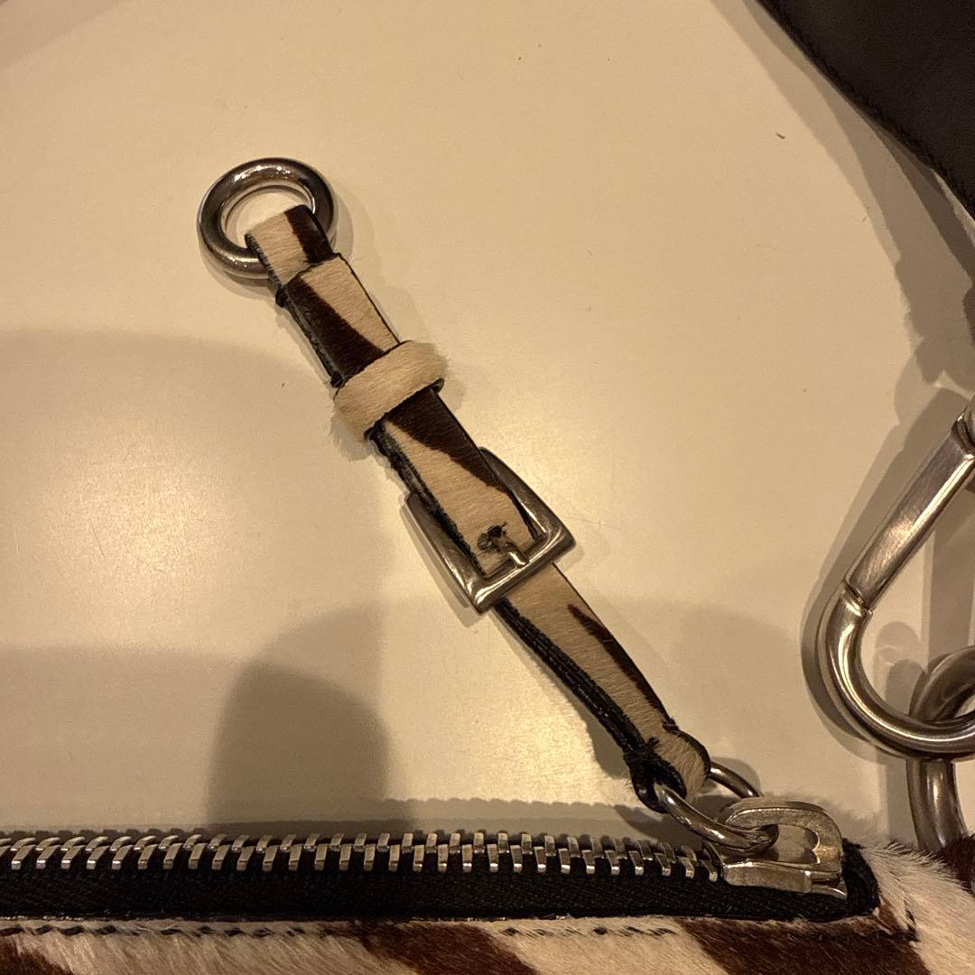 PRADA ゼブラ柄ハラコバッグ