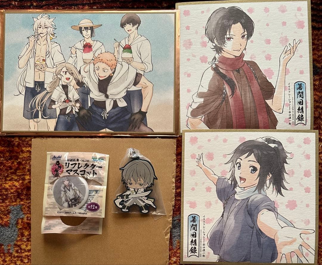 刀剣乱舞 とうらぶ みんくじ 膝丸フィギュアなど グッズまとめ売り