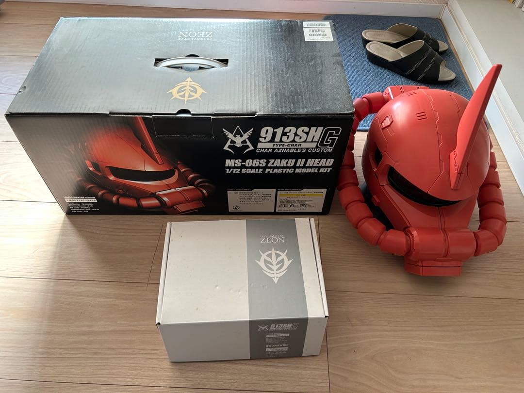 シャア専用ザクヘッド　1/12サイズ