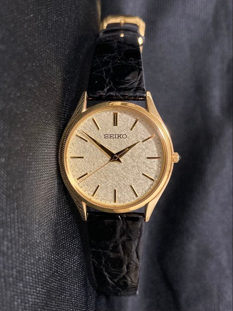 SEIKO sacm150 腕時計 クォーツ ゴールド/シルバー