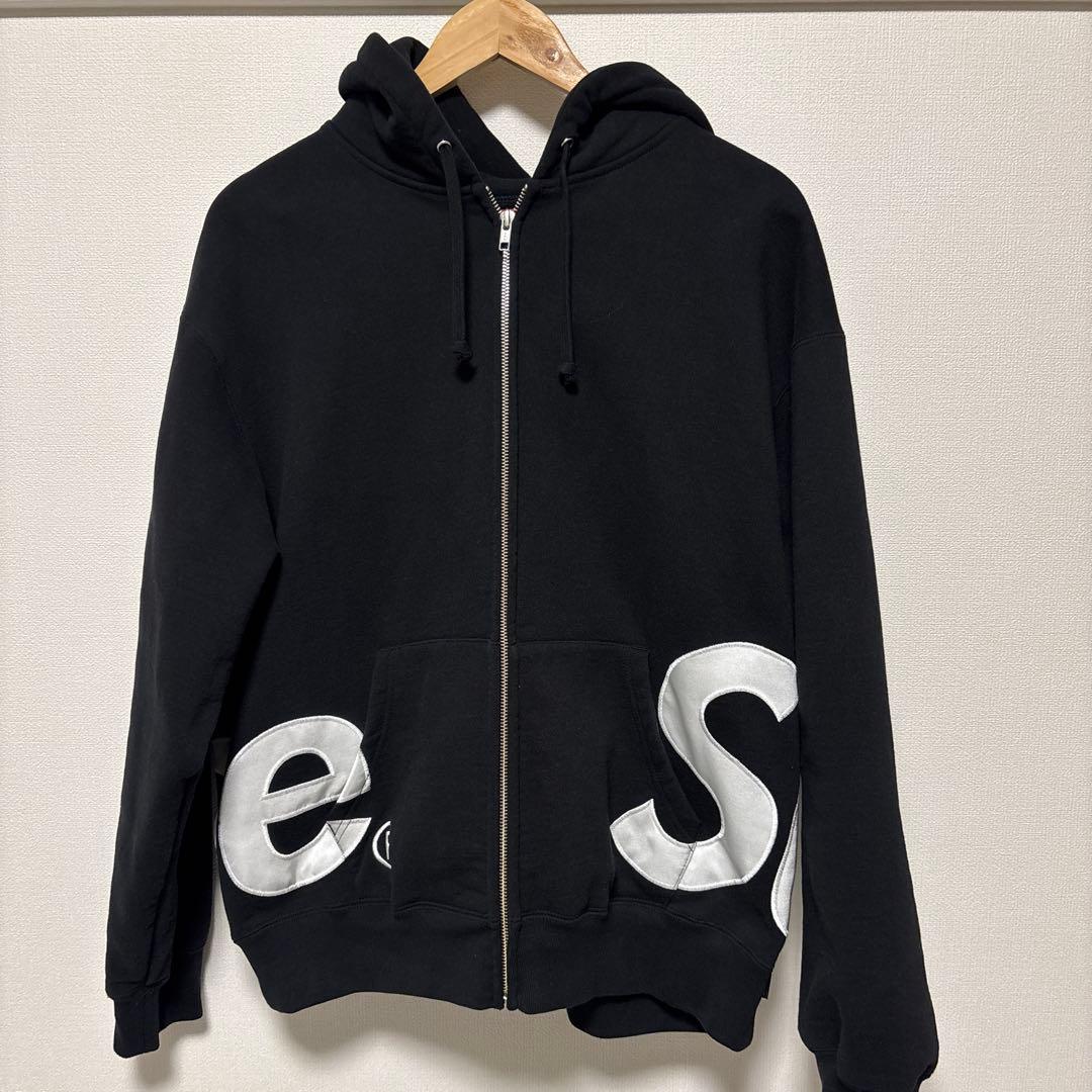 Supreme Big Logo Zip Up パーカー ビック　hooded