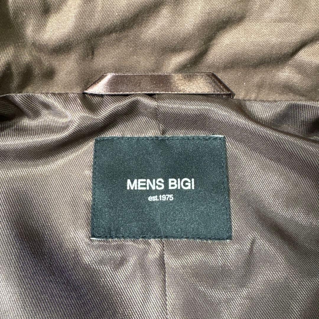 極美品✨MEN'S BIGI メンズビギ　シングルライダースジャケット　羊革