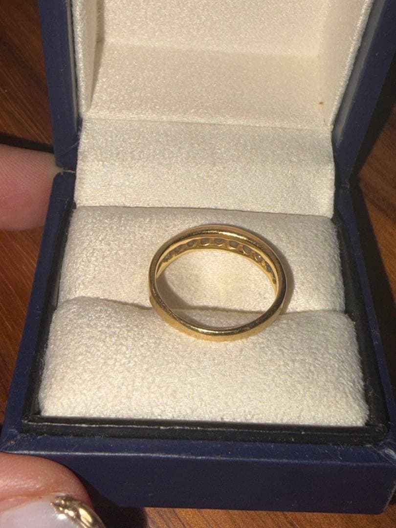 K18 イエローゴールド ダイヤモンドリング 0.50