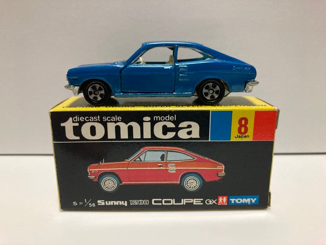 トミカ　日本製　サニー　1200 クーペ　GX 1Aホイール