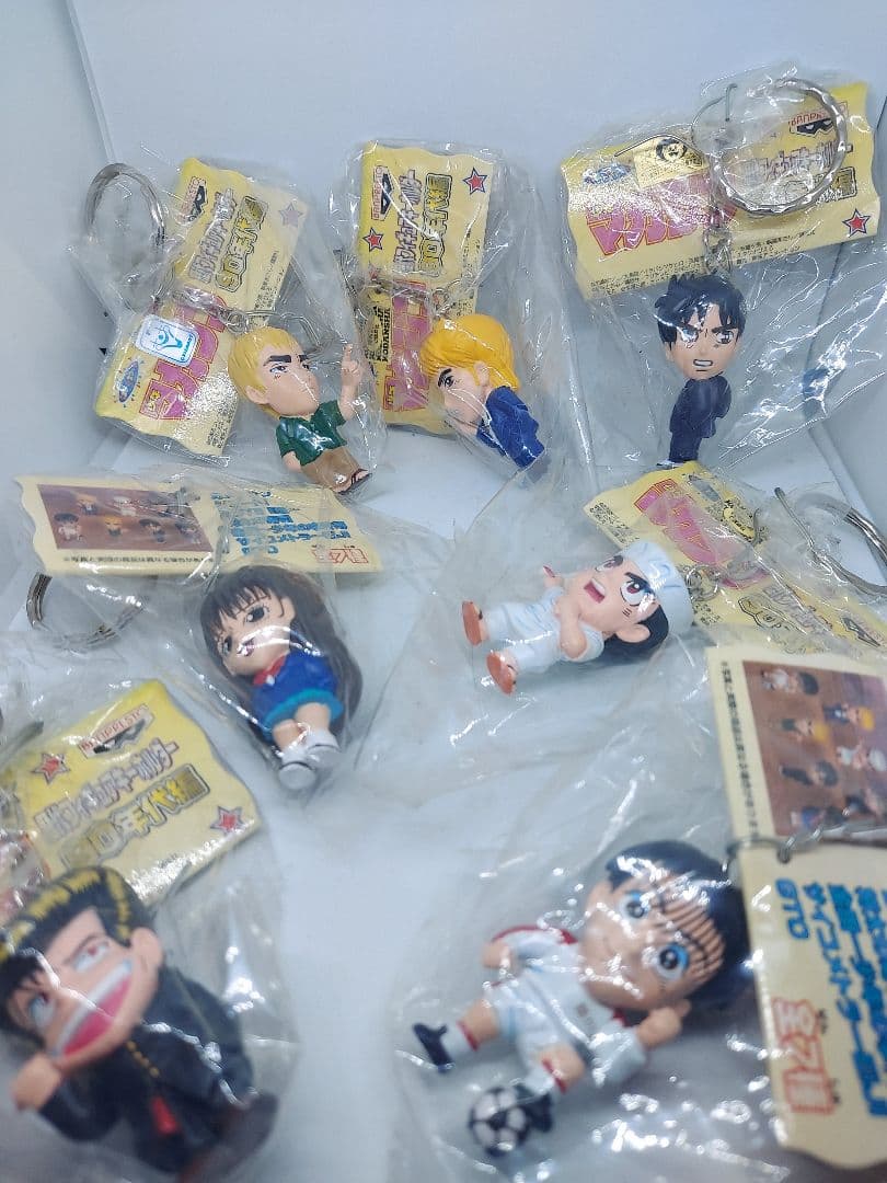 少年マガジン歴代フィギュアキーホルダー 80年代90年代13個セット新品未使用