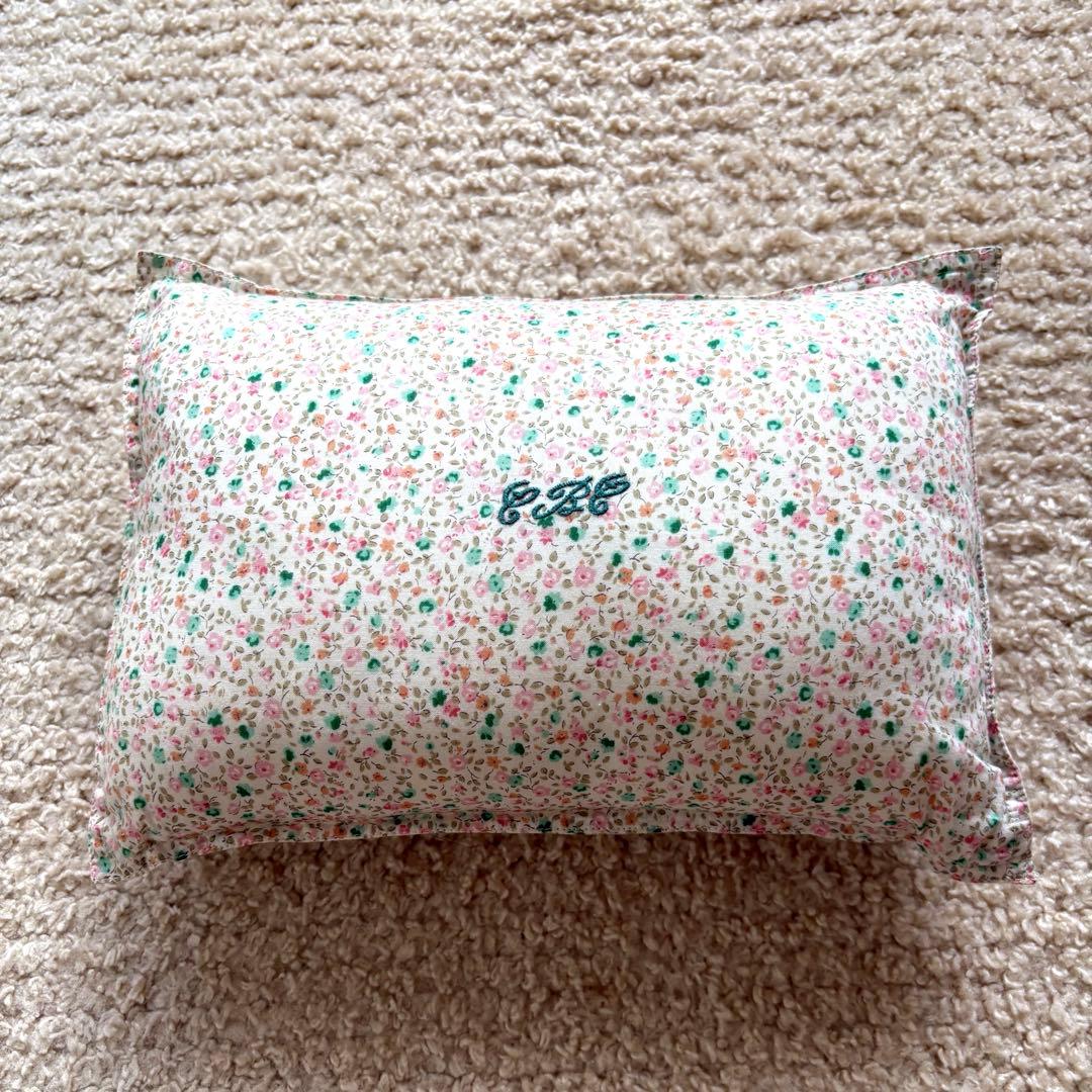 未使用品 リバティ トランク caramel リバティ柄クッション付き