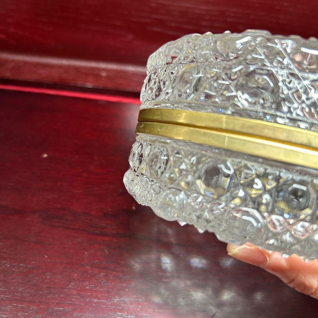 037 オールドバカラ　ダイヤモンドピエー リージュエリーボックス