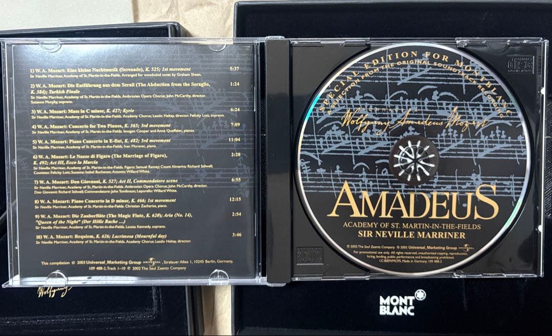 152.マイスターシュテュックP116モーツァルト　アマデウスCD付　希少品