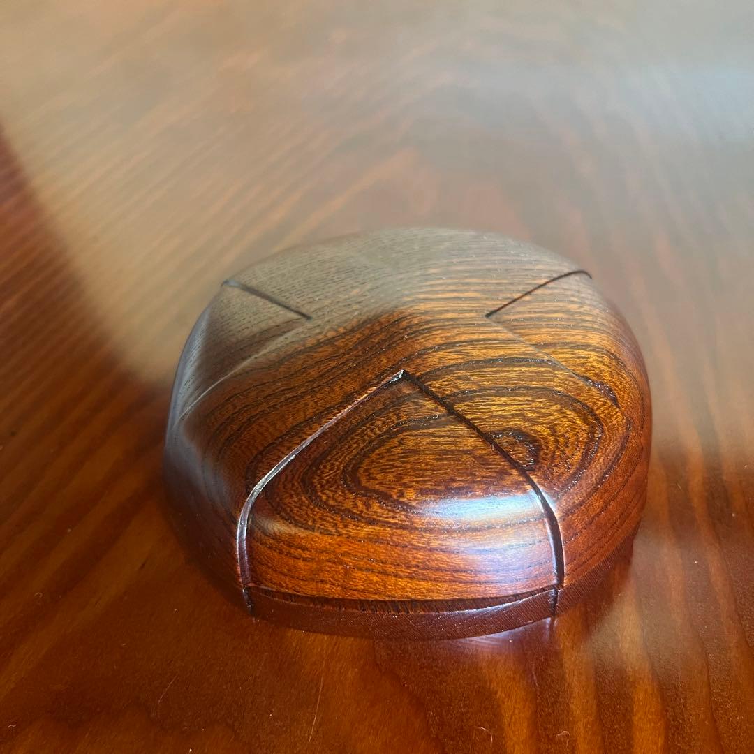 欅拭漆合子 香合 小物入れ