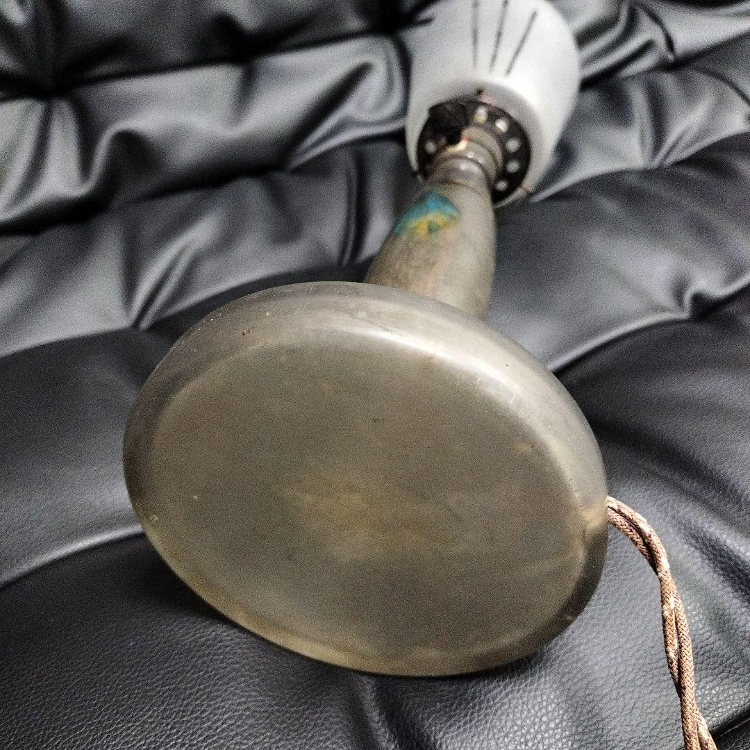 アンティーク 電気ランプ 上海 手描 ガラス 骨董 古美術 中国