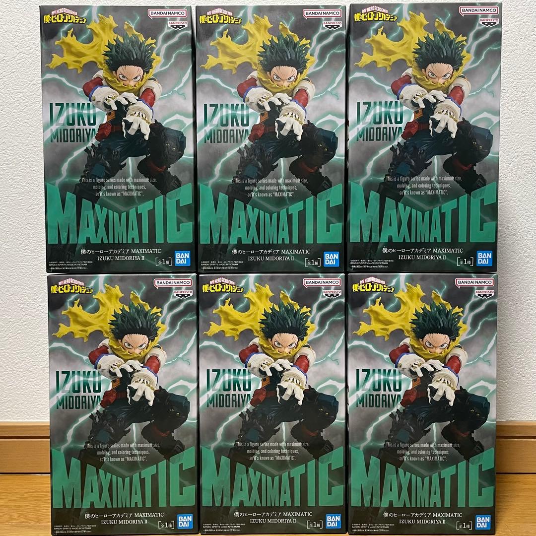 僕のヒーローアカデミア　MAXIMATIC　緑谷出久Ⅱ　フィギュア　6点セット