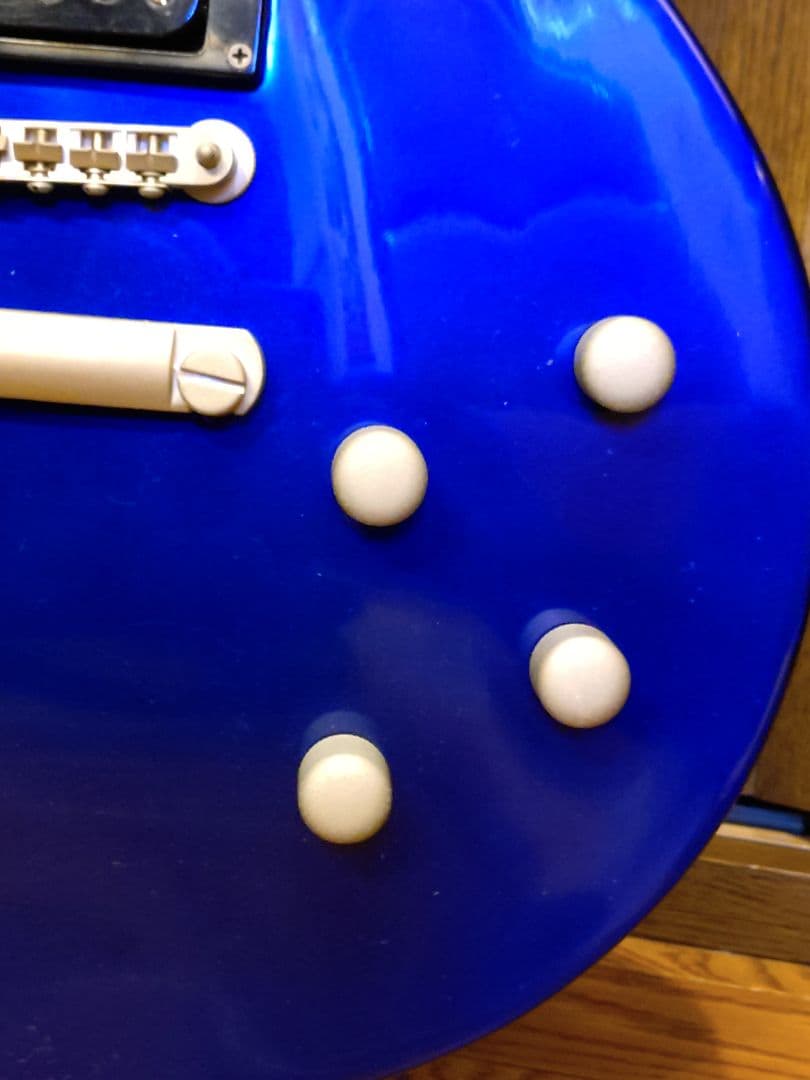 【USED】Burny_レスポール_エレキギター_ジャンク品扱い_ブルー