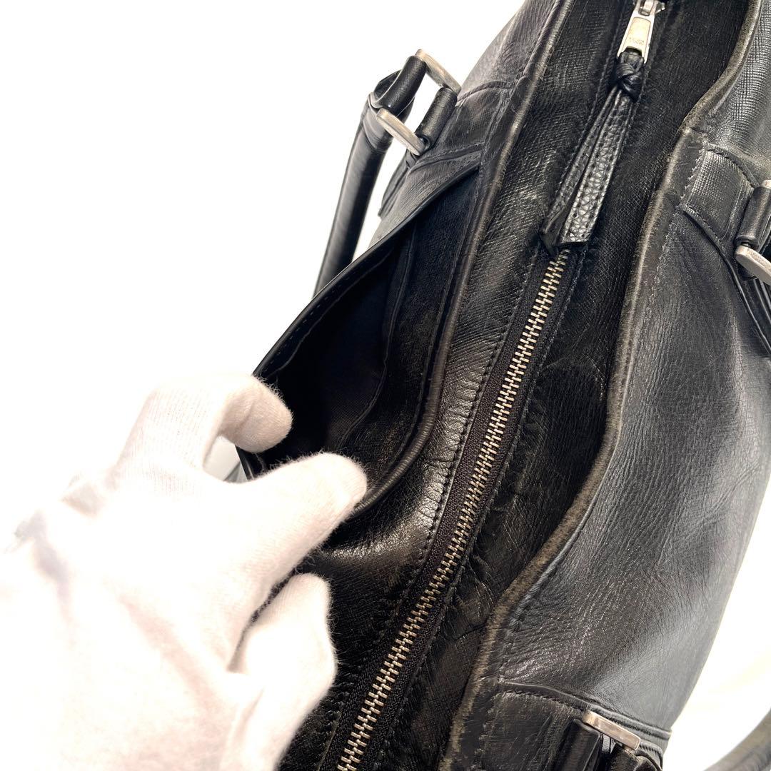 SEEKER 本革 レザー 大容量 ビジネスバッグ ブリーフケース