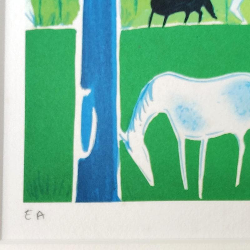☆セルジュ・ラシス☆「馬シリーズ」リトグラフ　E.A
