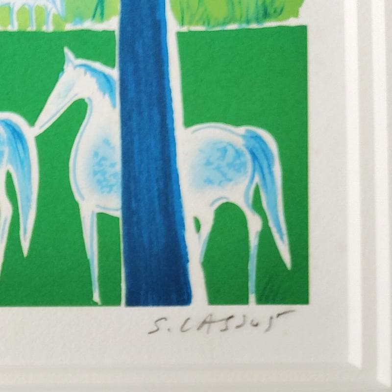 ☆セルジュ・ラシス☆「馬シリーズ」リトグラフ　E.A