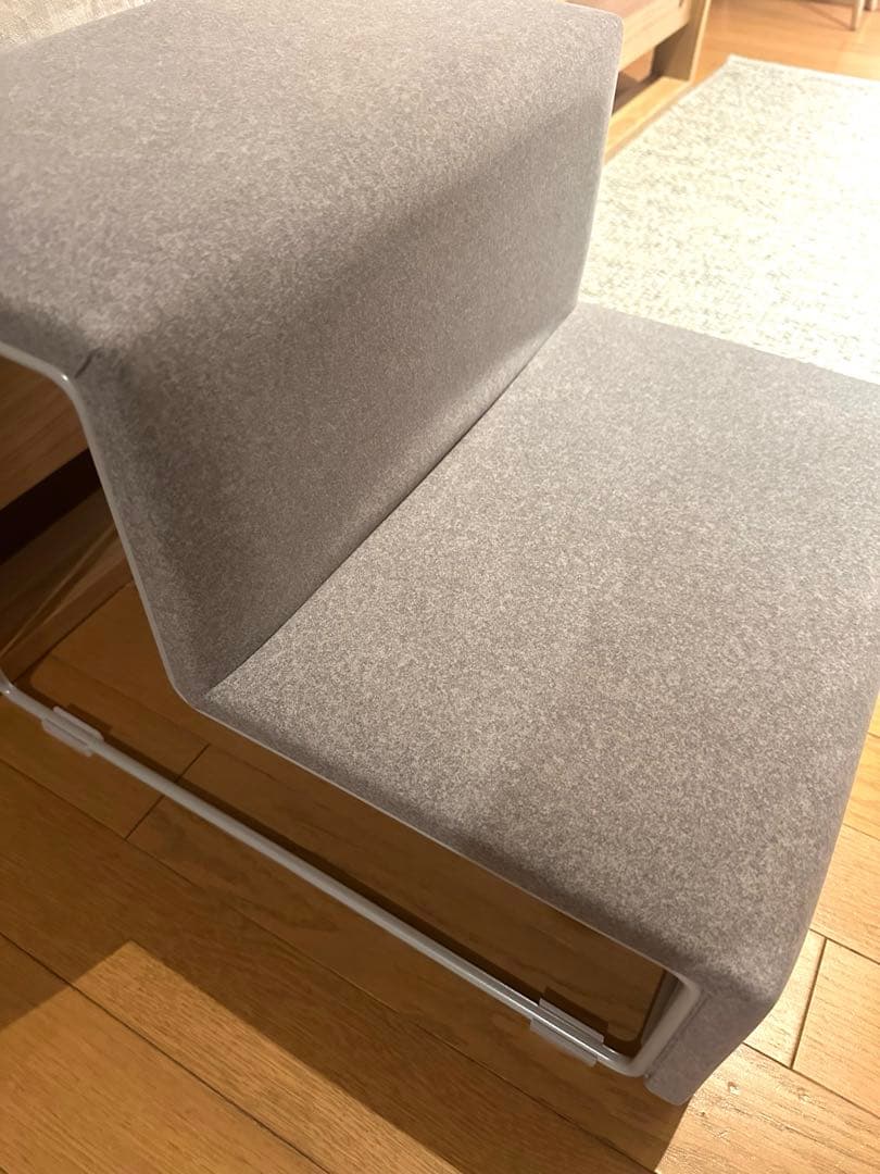 SMALLSTUFF おしゃれドッグステップ ペットステップ　　犬用階段　グレー