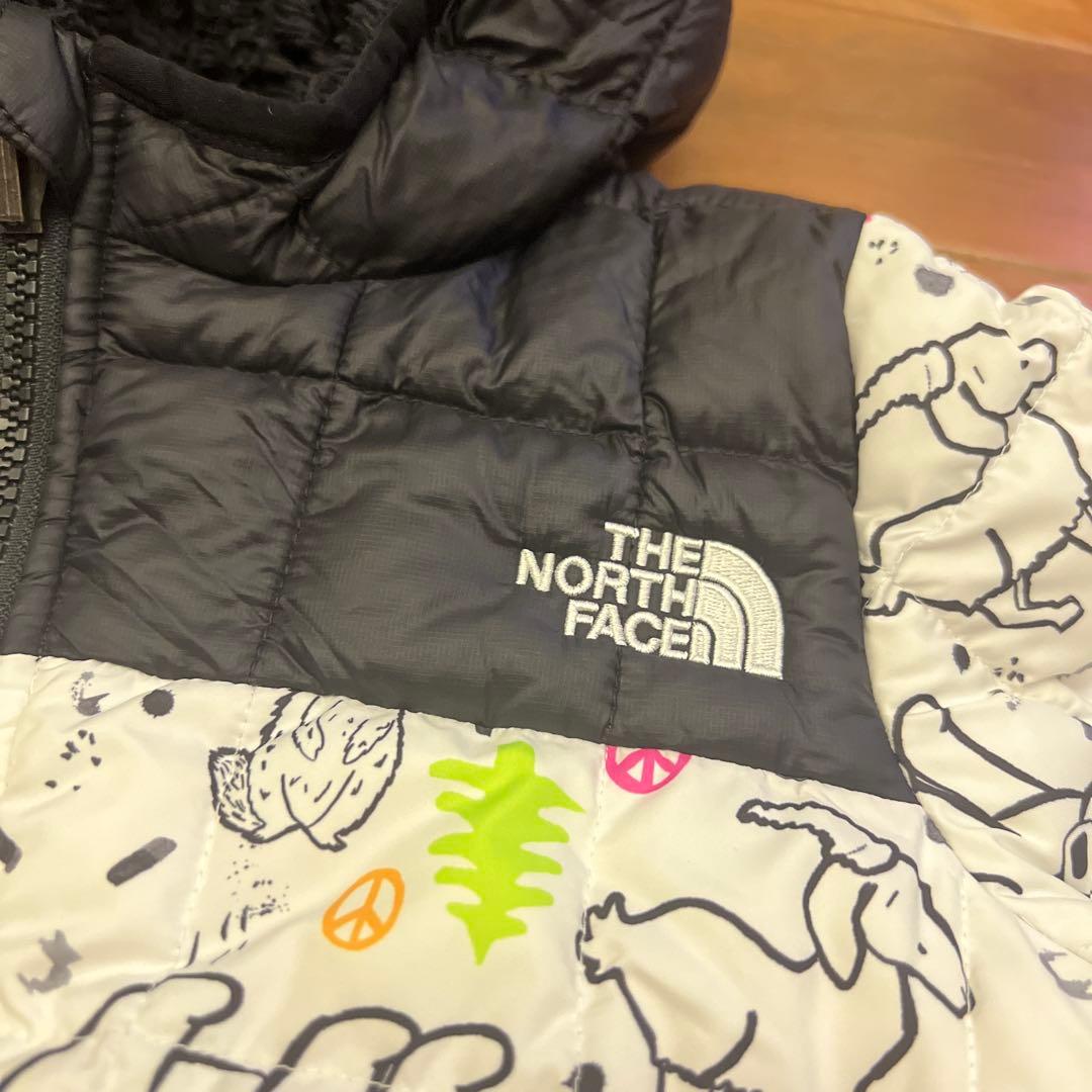 日本未発売？THE NORTH FACEベビーダウン　アウタースノーウェア動物柄