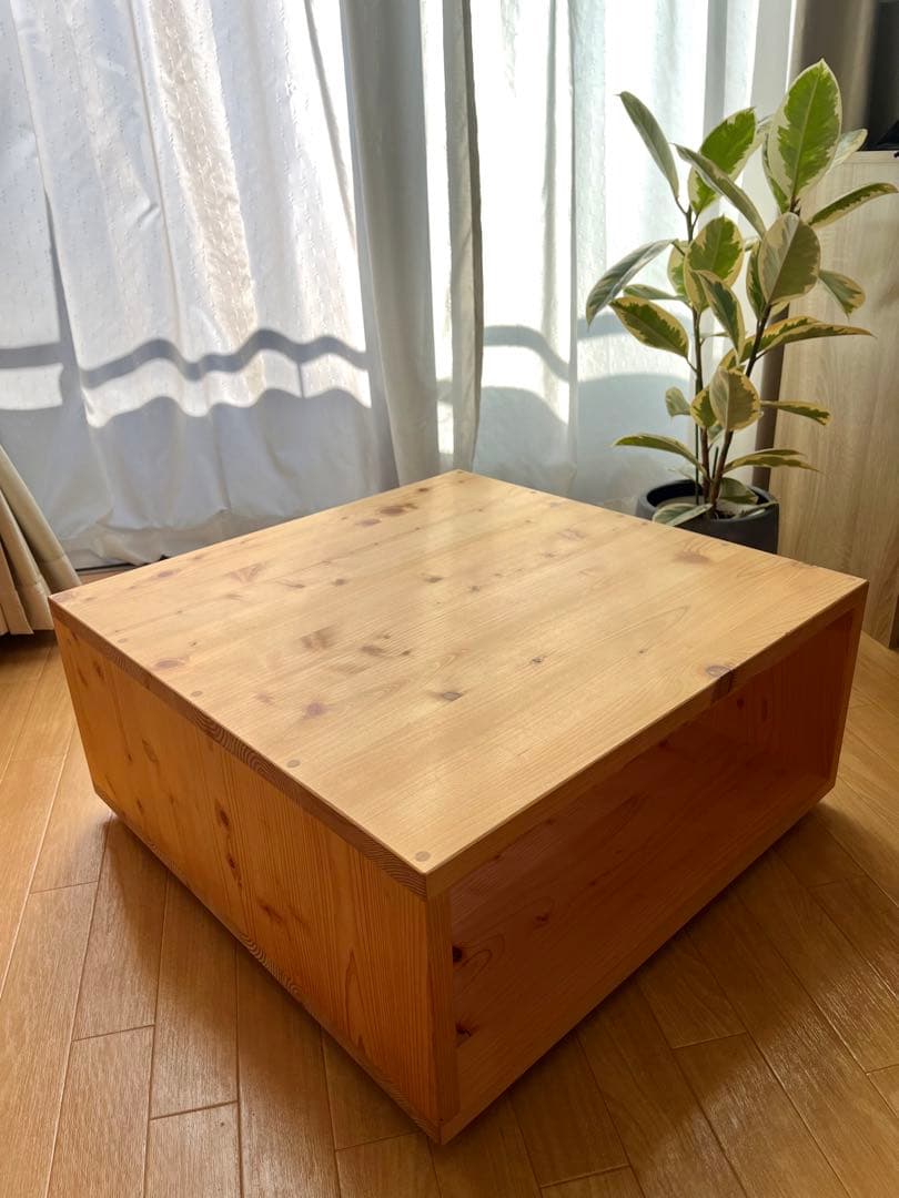 ヒノキ　ローテーブル