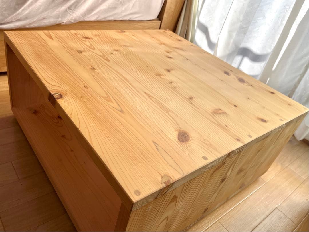 ヒノキ　ローテーブル