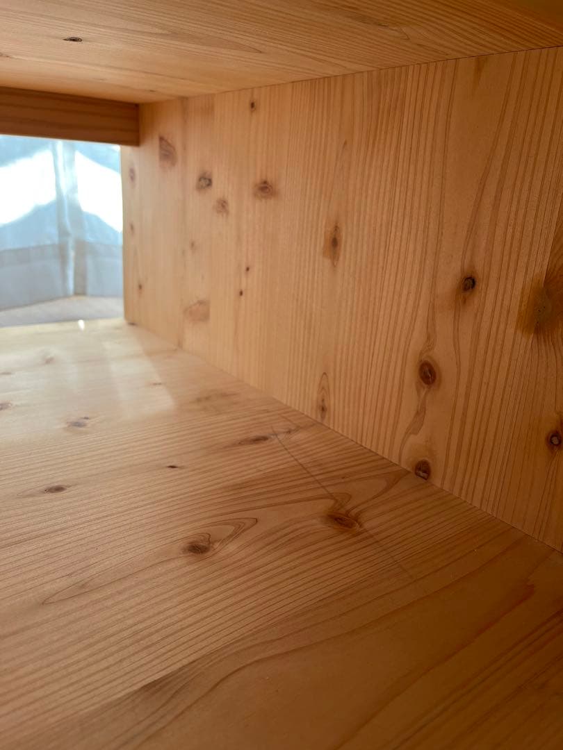 ヒノキ　ローテーブル