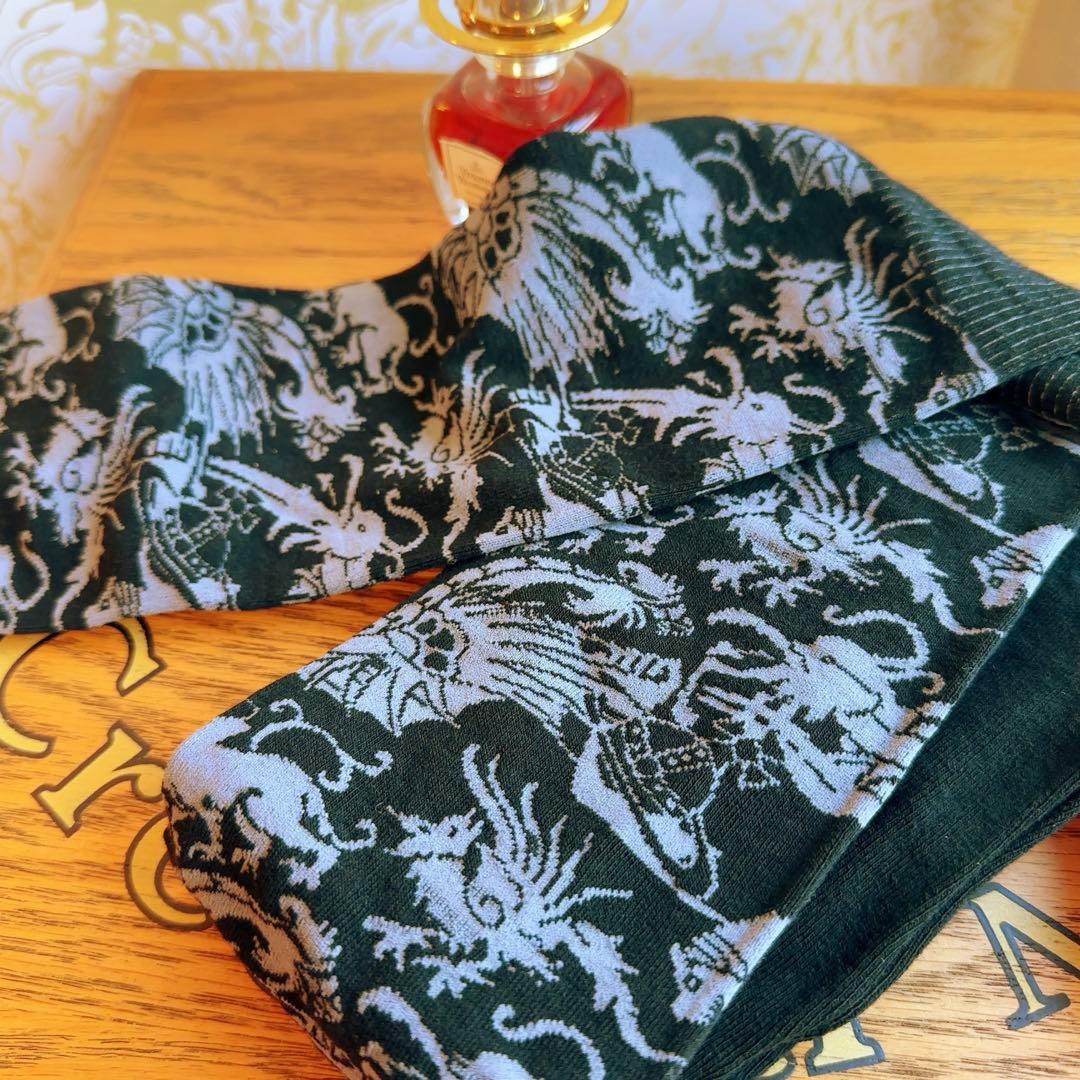 日本製希少廃盤　ヴィヴィアンウエストウッド　アングロマニア　タイツ　空想の生き物