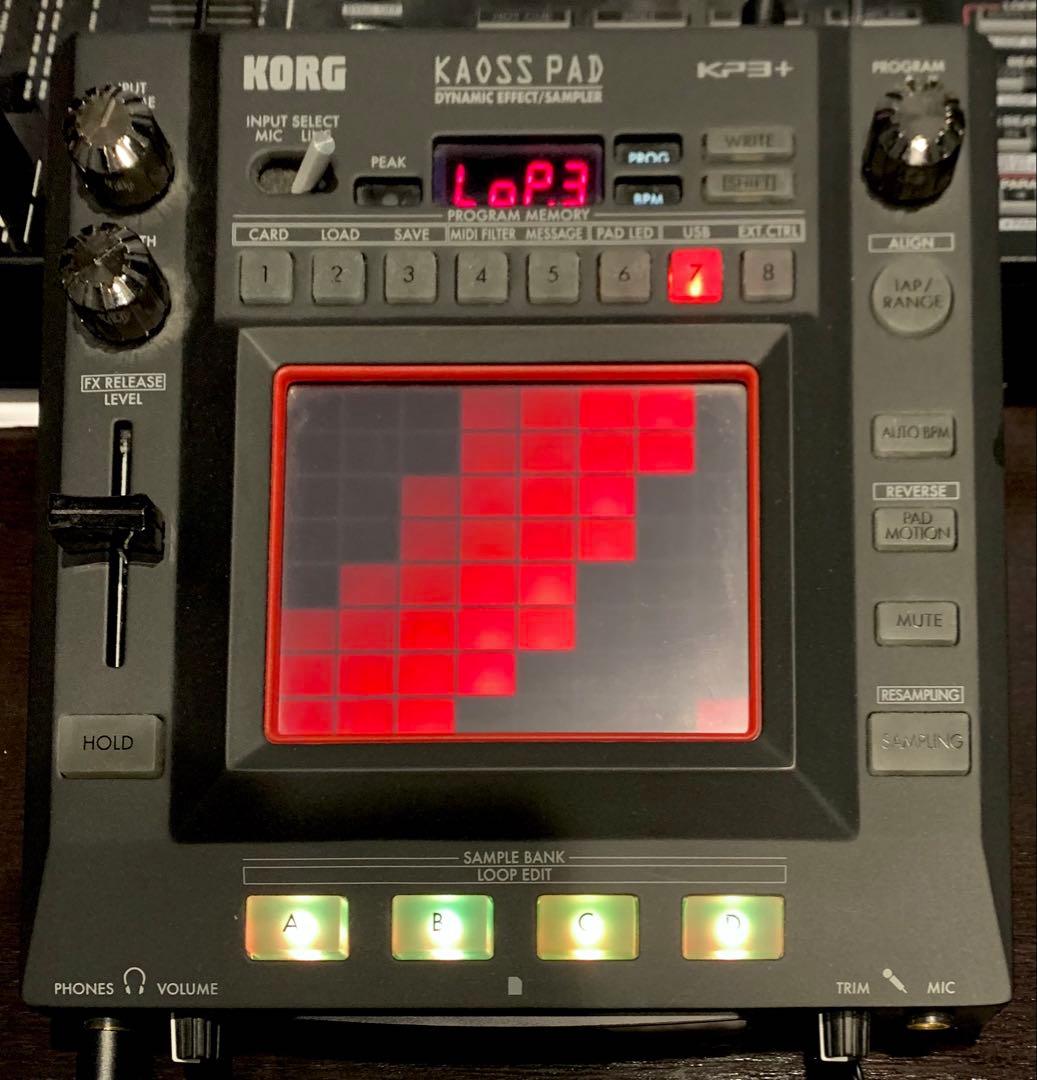 【ジャンク？】KORG KP3+ ダイナミックエフェクト/サンプラー