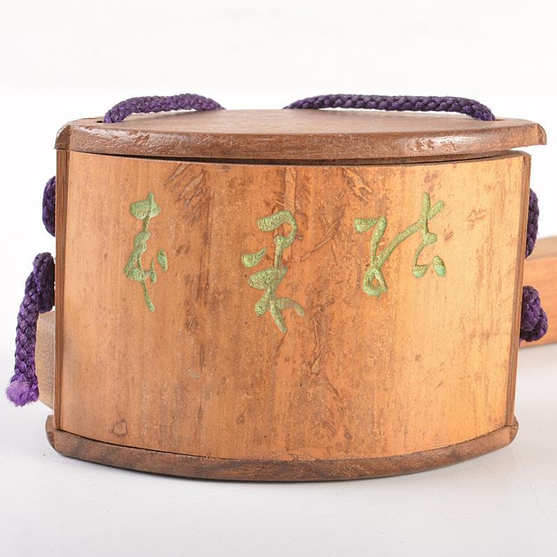 時代提げ物　喫煙具　煙管　キセル　古竹漢詩刻　煙管入　煙草入　M　R7533