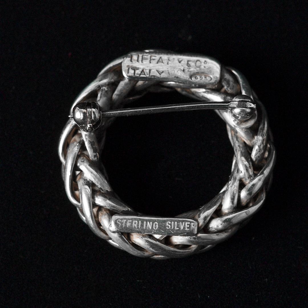 【希少】ヴィンテージ ティファニー リンクチェーンブローチ ピンバッジ