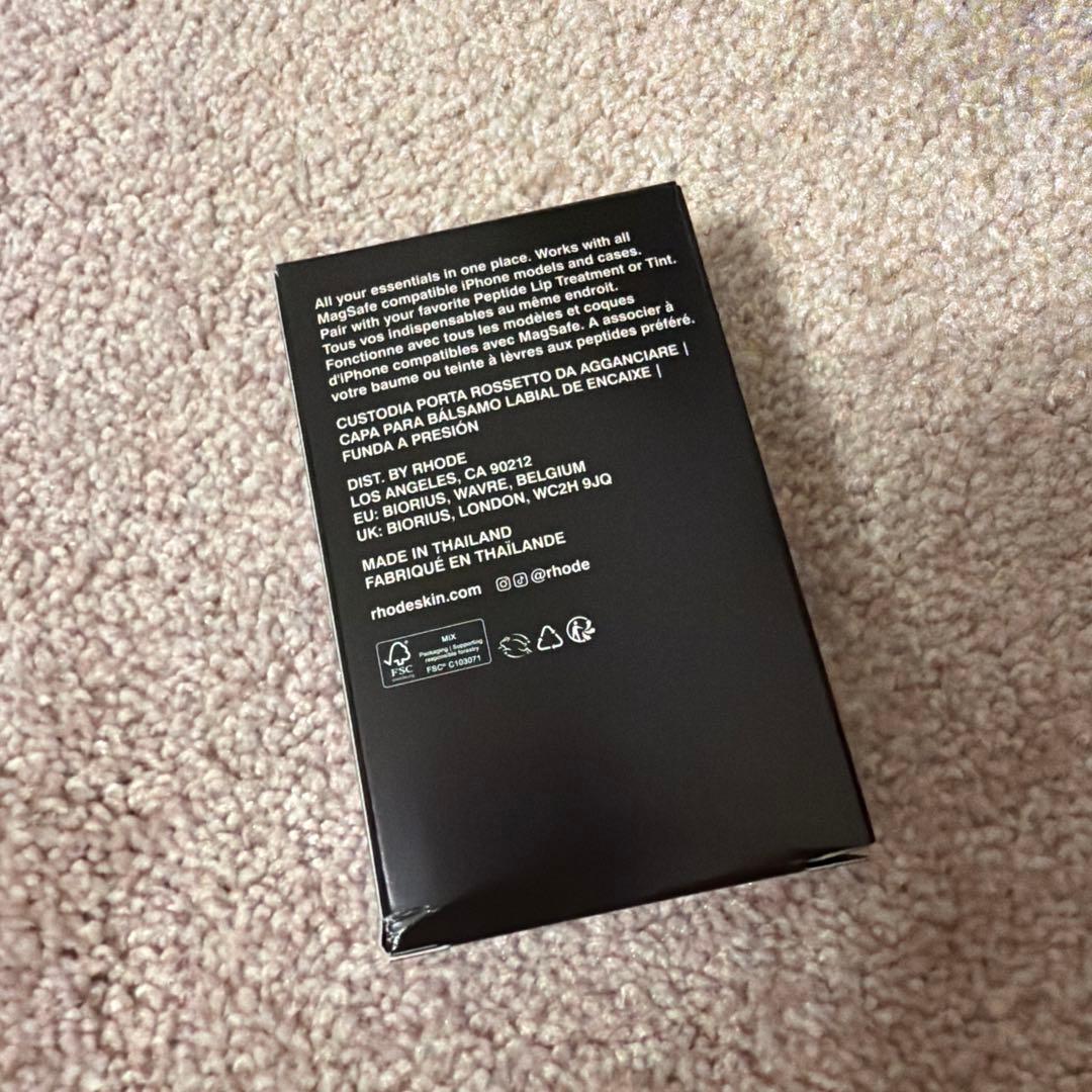 rhode Snap-On Lip Case（Black）