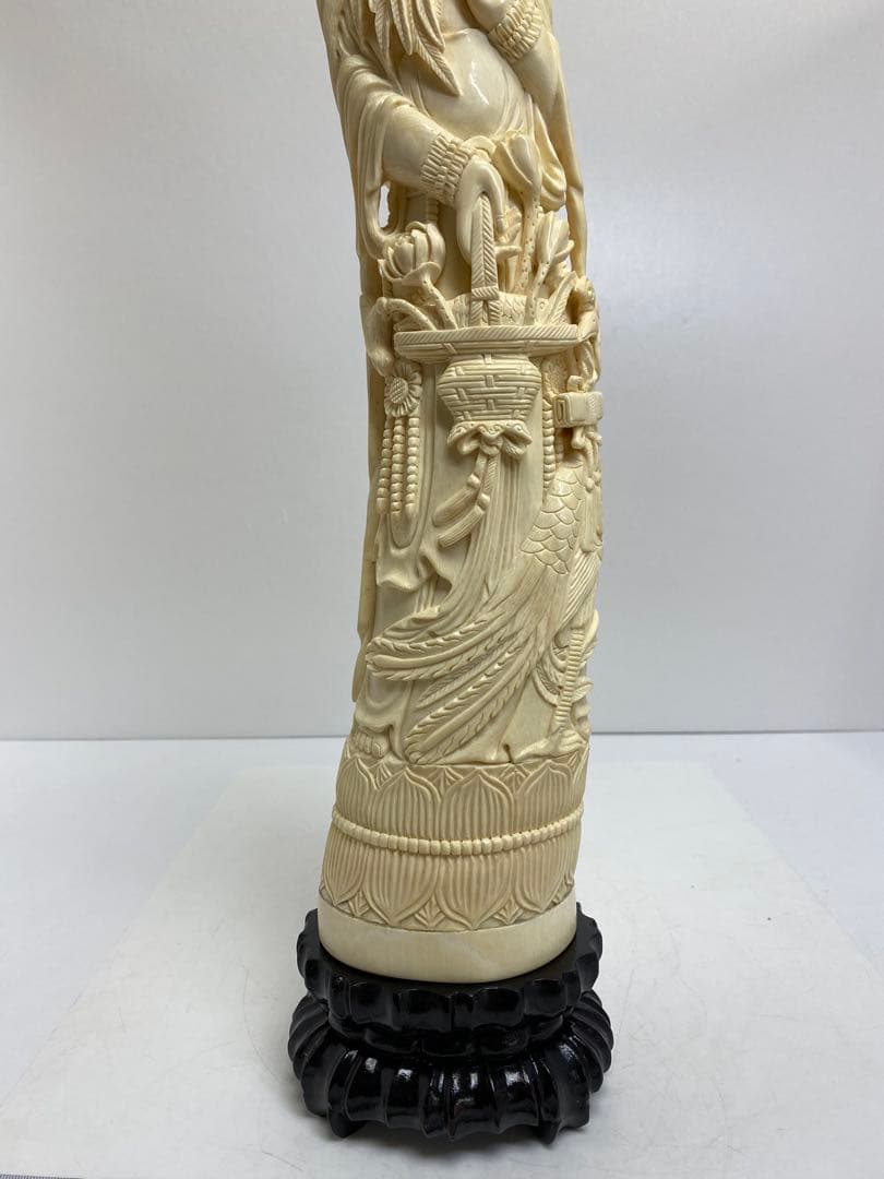 専用　極上　特大観音像　55cm 1821g 東け8-0104 ⭐︎げ