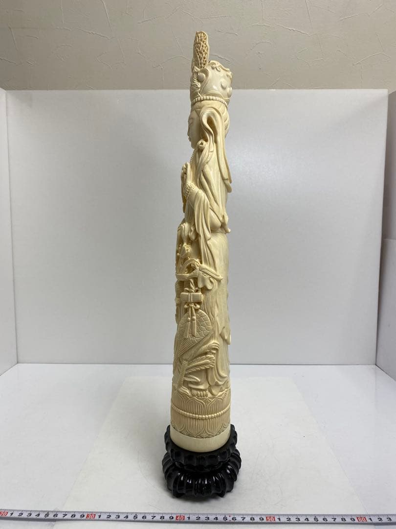 専用　極上　特大観音像　55cm 1821g 東け8-0104 ⭐︎げ