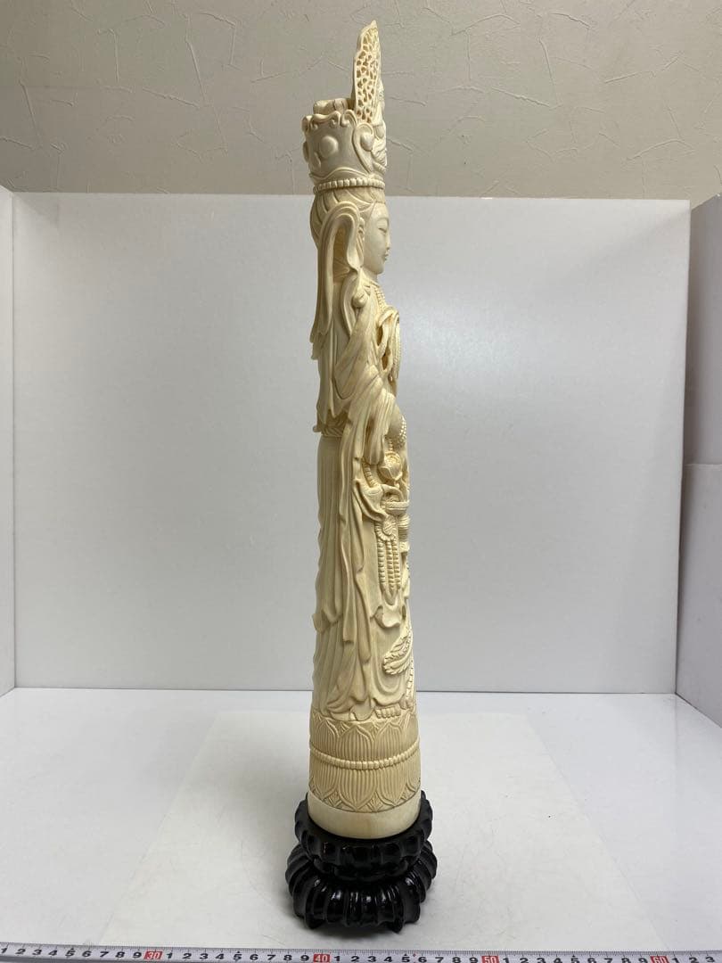 専用　極上　特大観音像　55cm 1821g 東け8-0104 ⭐︎げ