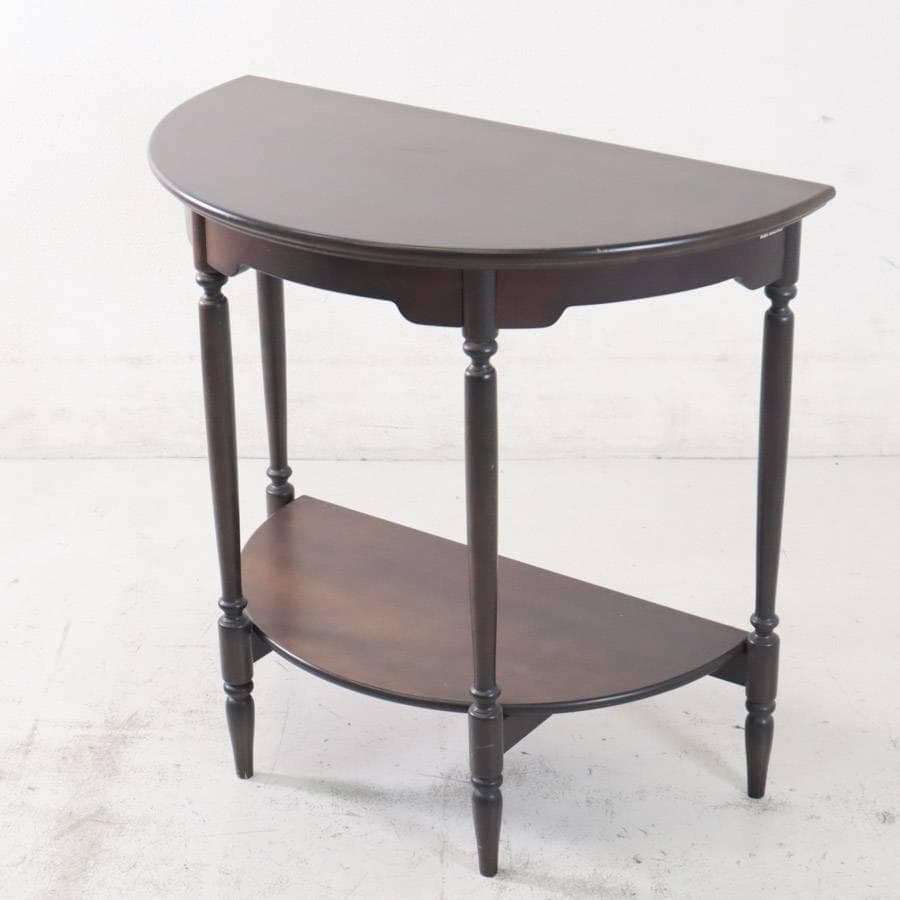 カリモク家具 ハーフムーン コンソール サイドテーブル 花台 飾り台 クラシカル