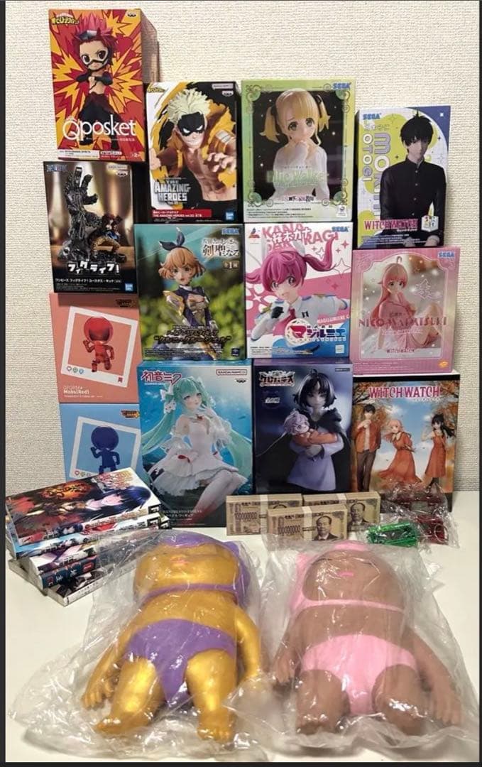 【総数20点超】未開封フィギュア13体＋巨大アグリー・漫画・おまけ多数！引越福袋