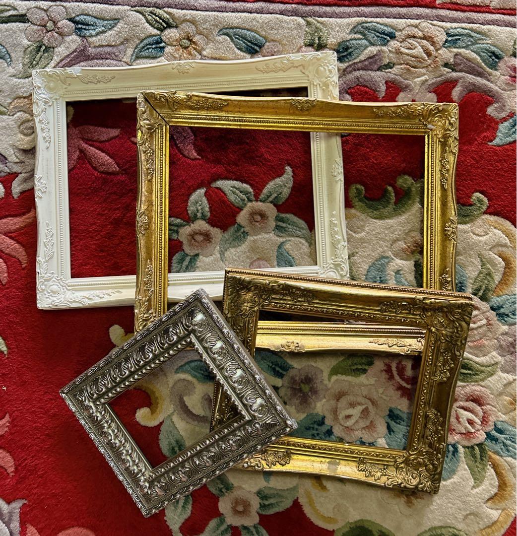 アンティーク　フォトフレーム　大きめ　額縁